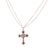 Flat Cross Pendant in "Terra" *Custom*