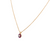 Small Flower Pendant in "Roxanne" - Yellow Gold