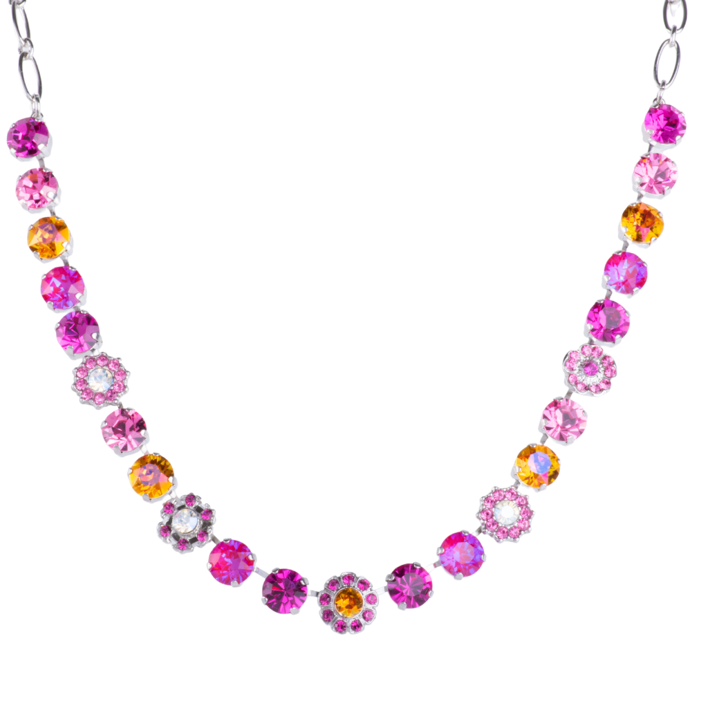 Large Floret Necklace in "Bougainvillea" *Custom*