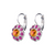 Large Daisy Leverback Earrings in "Bougainvillea" *Custom*