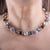 Large Cushion Cut Necklace in "Obsidian Shores" *Custom*