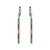Petite Bar Leverback Earrings in "Mythical Dusk" *Custom*