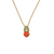 Medium Sweetheart Pendant in "Mythical Dusk" - Yellow Gold