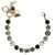 Medium Cluster and Pavé Bracelet in "Obsidian Shores" *Custom*