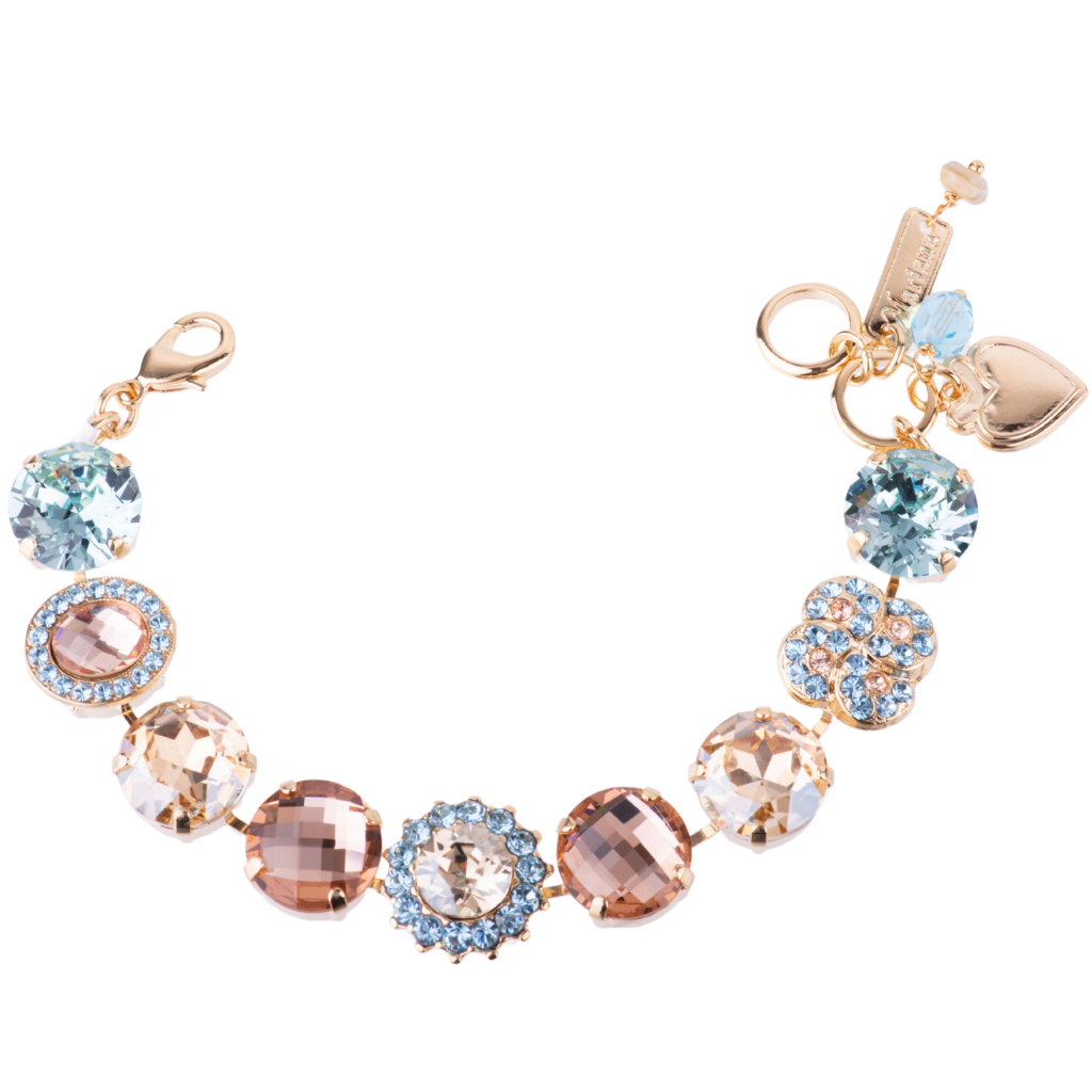 Extra Luxurious Cluster Bracelet in "First Toast" *Custom*