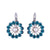 Extra Luxurious Dahlia Leverback Earrings in "Violet" *Custom*