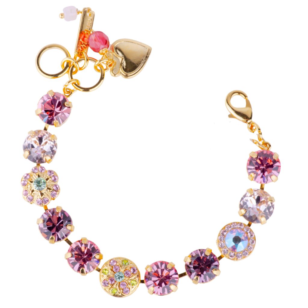 Large Wallflower Bracelet in "Parasol" - Yellow Gold