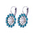 Extra Luxurious Dahlia Leverback Earrings in "Violet" *Custom*
