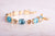 Emerald and Round Bracelet in "First Toast" *Custom*