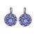 Guardian Angel Leverback Earrings in "Lavender Fields" *Custom*
