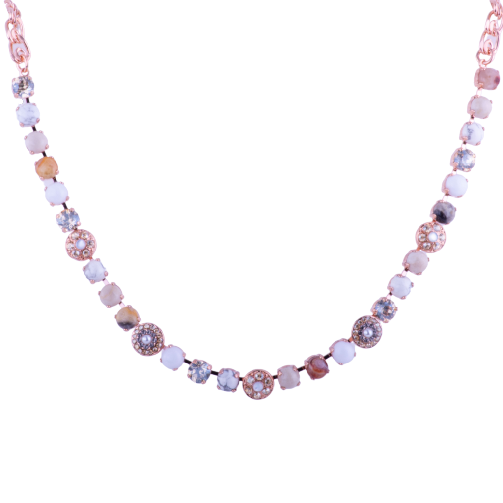 Medium Pavé Necklace in "Sahara" *Custom*