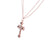 Flat Cross Pendant in "Terra" *Custom*