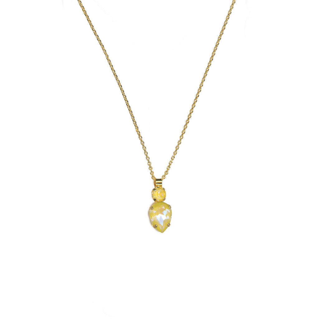 Round and Pear Pendant in Sun-Kissed "Sunshine" *Custom*