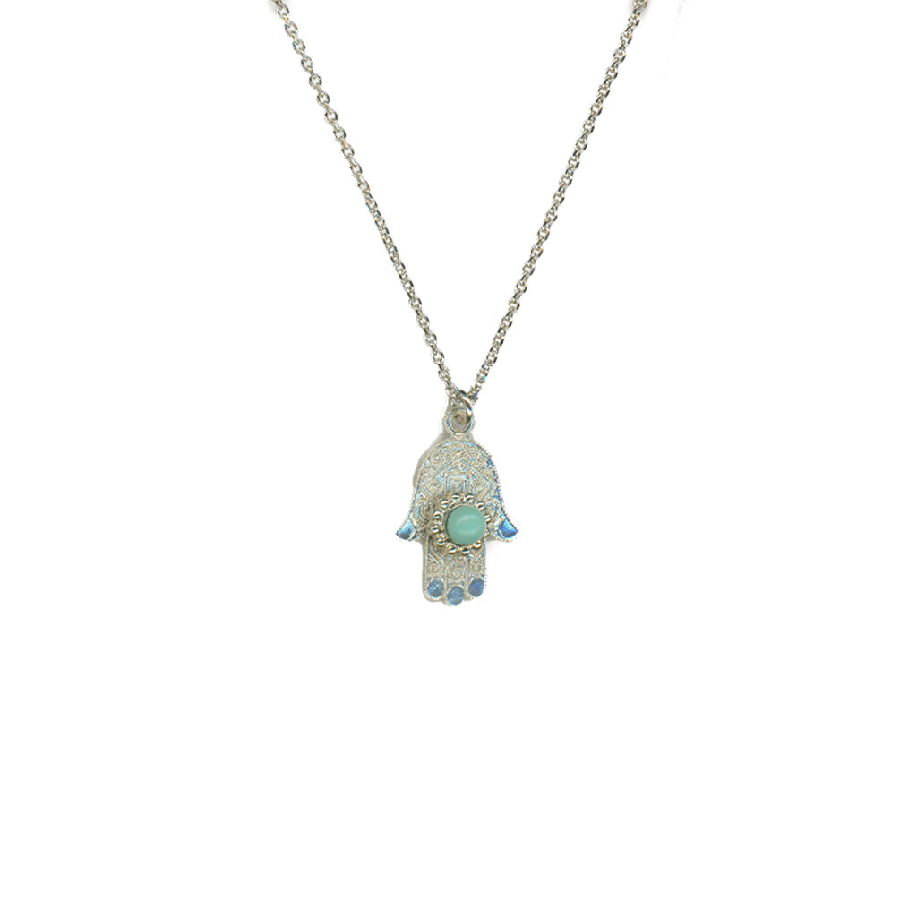 Hamsa Pendant in "Aegean Coast" *Custom*