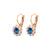 Medium Flower Leverback Earrings in "Cascade" *Custom*
