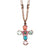 Flower Cross Pendant in "Coral Cove" *Custom*