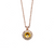Large Halo Pendant in "Sand Bar" - Rose Gold