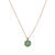 Large Daisy Pendant in "Vineyard Veranda" - Rose Gold