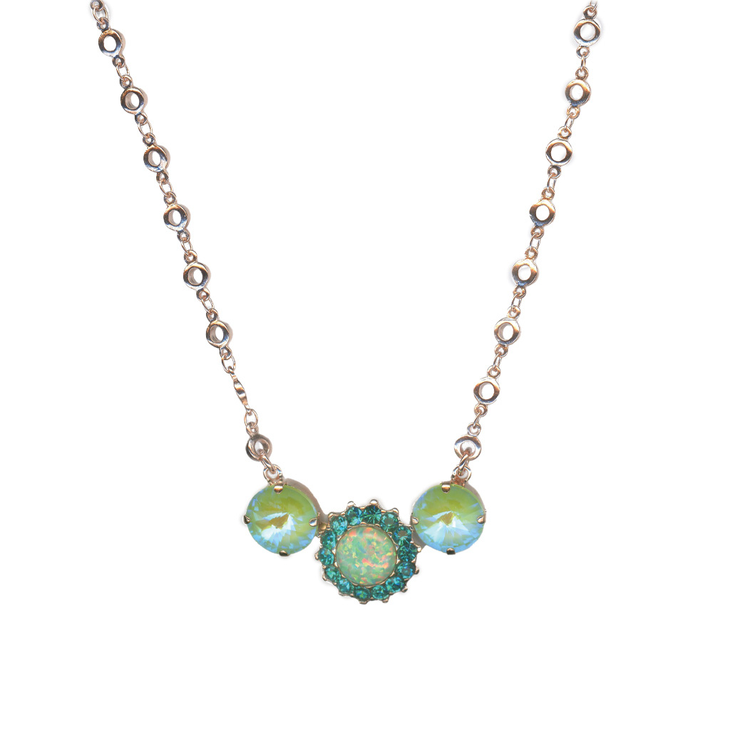 Extra Luxurious Blossom Trio Pendant in "Ivy VIlla" *Custom*
