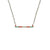 Horizontal Bar Pendant in "Mythical Dusk" *Custom*