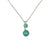 Round and Cushion Cut Pendant in "Sun-Kissed Laguna" *Custom*