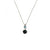 Round and Cushion Pendant in Sun-Kissed "Obsidian Shores" *Custom*