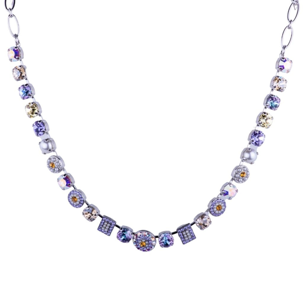 Medium Cluster and Pavé Necklace in "Dawn" *Custom*