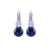Medium Double Stone Leverback Earrings "Cascade" *Custom*