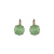 Extra Luxurious Single Stone Leverback Earring in "Mint" *Custom*