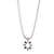 Marquise Open Pendant with Herringbone Chain in "Tuxedo" *Custom*
