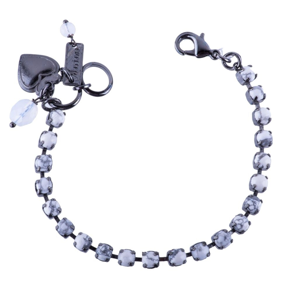 Petite Everyday Bracelet in "White Howlite" *Custom*