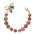 Large Elemental Bracelet in "Bougainvillea" *Custom*