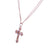 Flat Cross Pendant in "Dawn" *Custom*