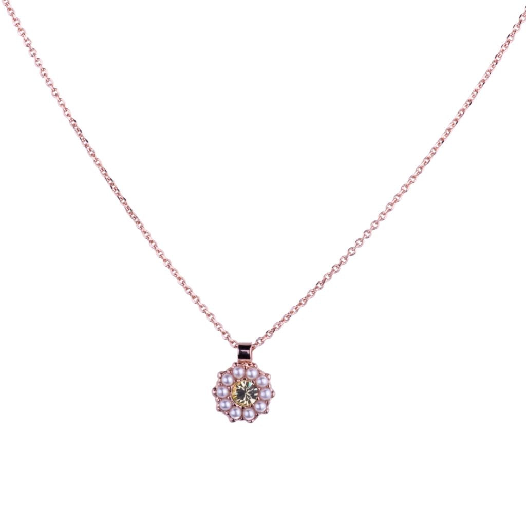 Large Rosette Pendant in "Dawn" *Custom*