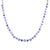 Small Heart and Flower Necklace in "Blue Skies" *Custom*