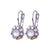 Medium Flower Leverback Earrings in "Sahara" *Custom*