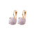 Large Round Leverback Earrings in "Riverstone" *Custom*