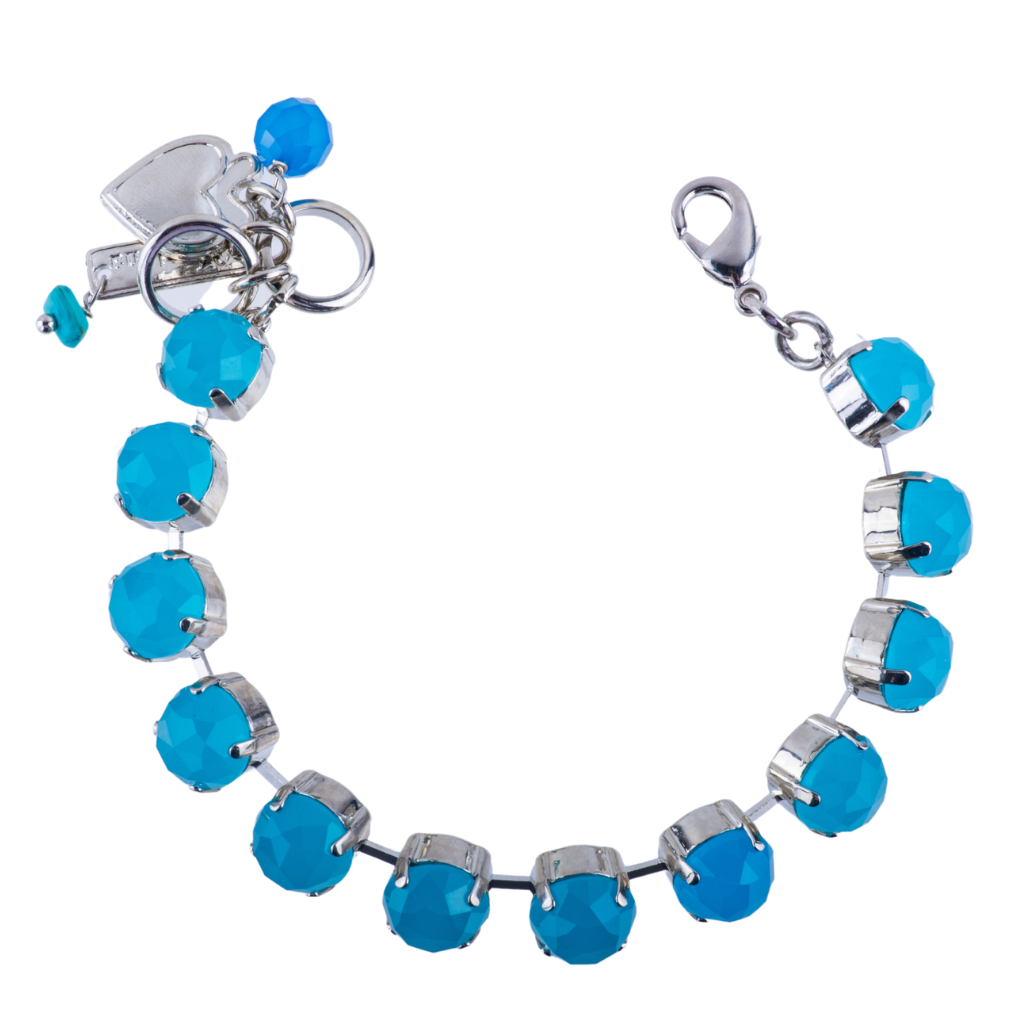 Large Round Bracelet in "Blue Quartz" *Custom*
