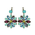 Extra Luxurious Marquise Cluster Leverback Earrings in "Vineyard Veranda" *Custom*
