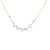 Medium Five Stone Necklace in "Pearl" *Custom*