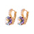Large Embellished Leverback Earrings in "Dawn" *Custom*