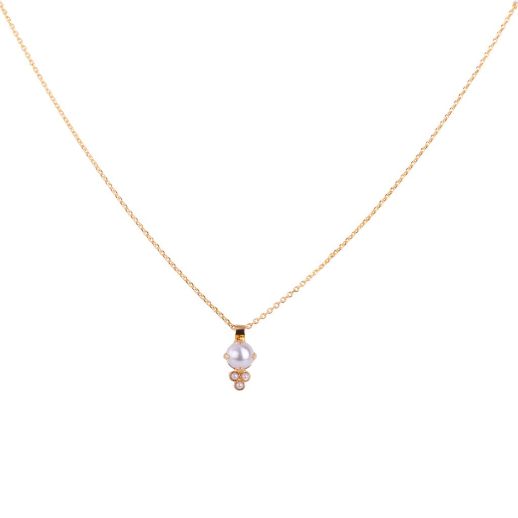 Medium Trio Cluster Pendant in "Pearl" *Custom*