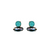 Marquise & Round Post Earrings in "Vineyard Veranda" *Custom*