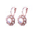 Large Daisy Leverback Earrings in "Sahara" *Custom*