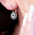 Petite Pavé Leverback Earrings in "Lavender Fields"  *Custom*