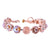 Large Rosette Bracelet in "Desert Rose" *Custom*