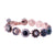 Large Rosette Bracelet in "Nightfall" *Custom*