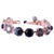 Large Rosette Bracelet in "Nightfall" *Custom*