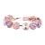 Cushion Cut Bracelet in "Desert Rose" *Custom*
