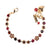 Small Flower Cluster Bracelet in "Bonfire" *Custom*